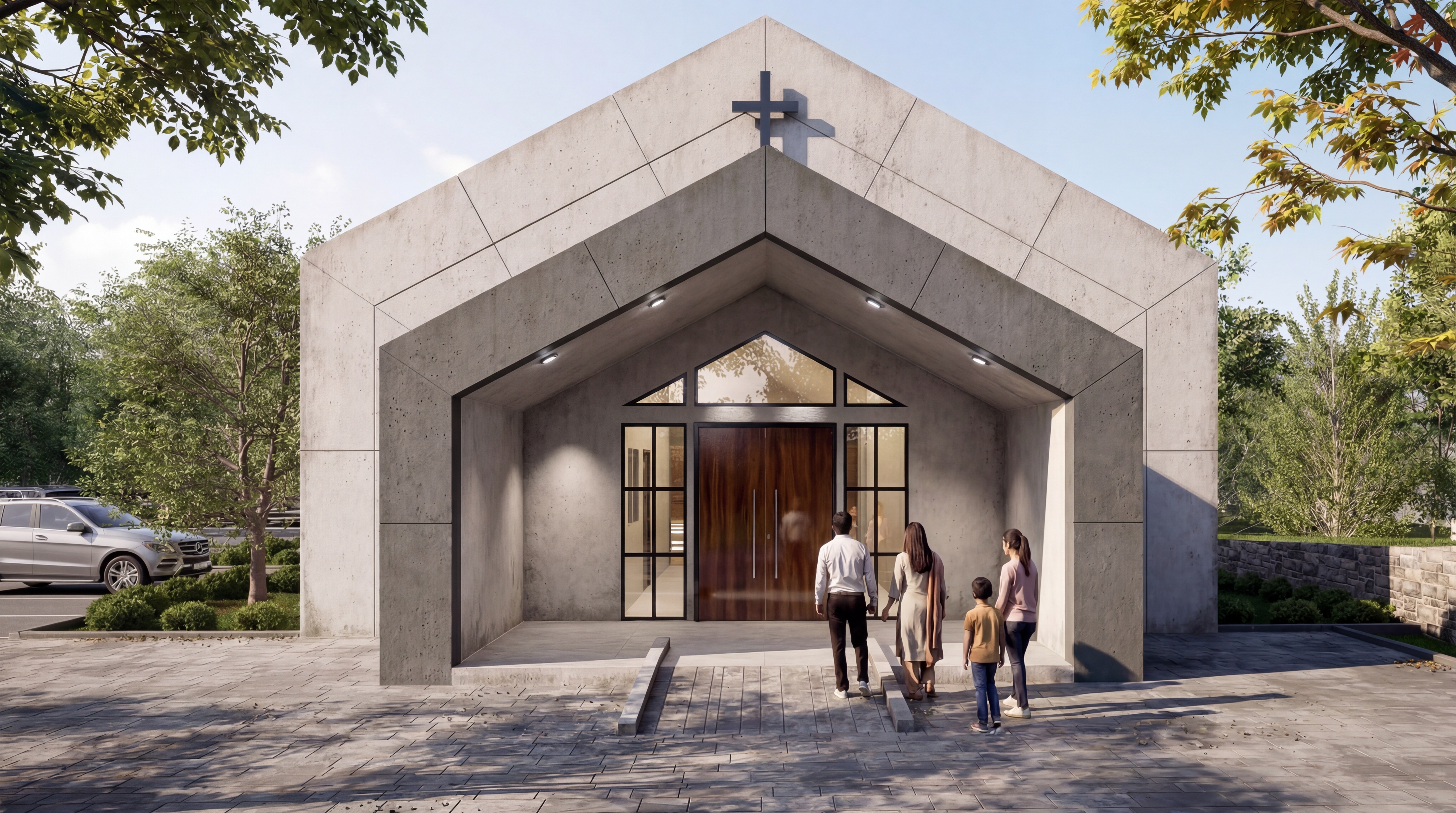 St Athanasius Church, Rivett, ACT, by Hyperspace Architecture