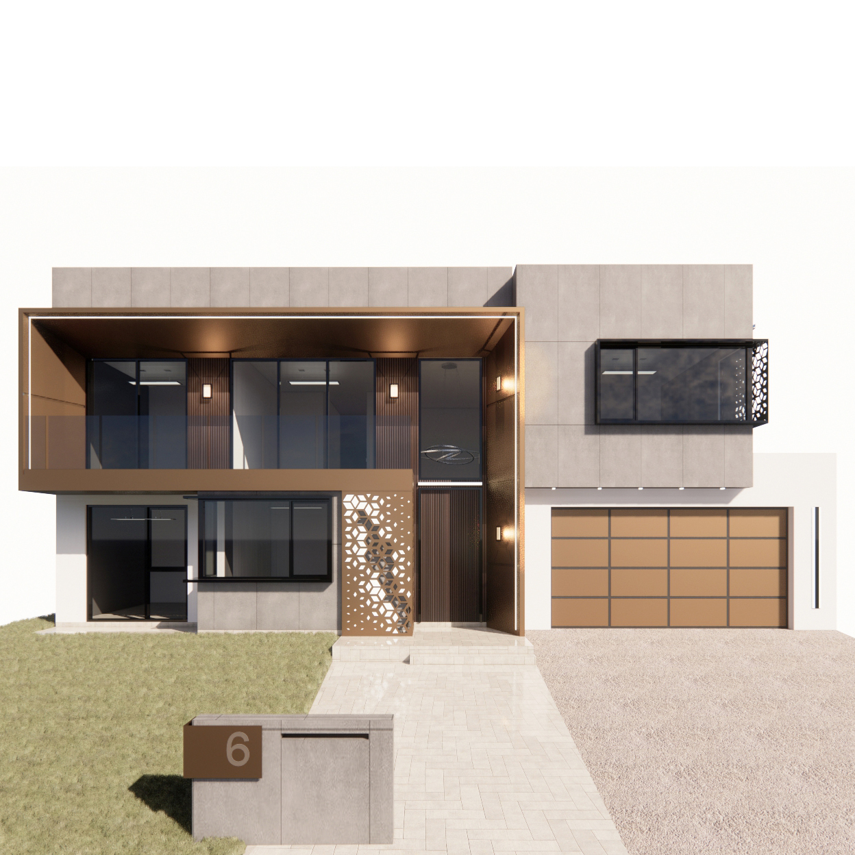 Bronze House, Whitlam, ACT, by Hyperspace Architecture