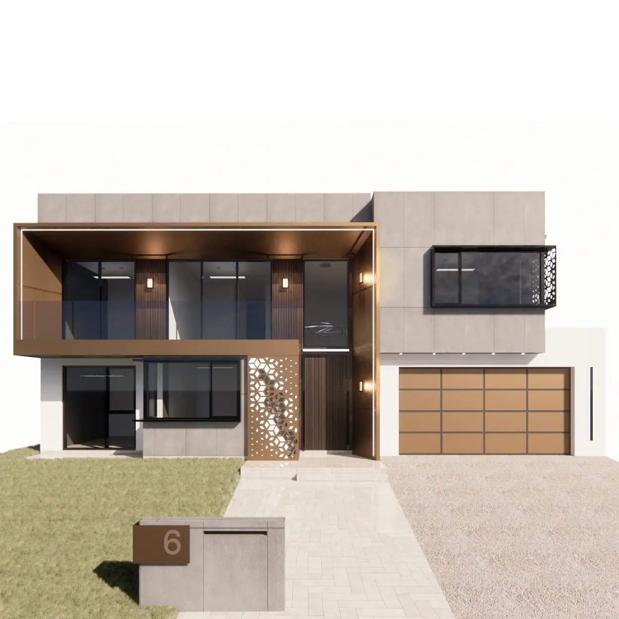 Bronze House by Hyperspace Architecture