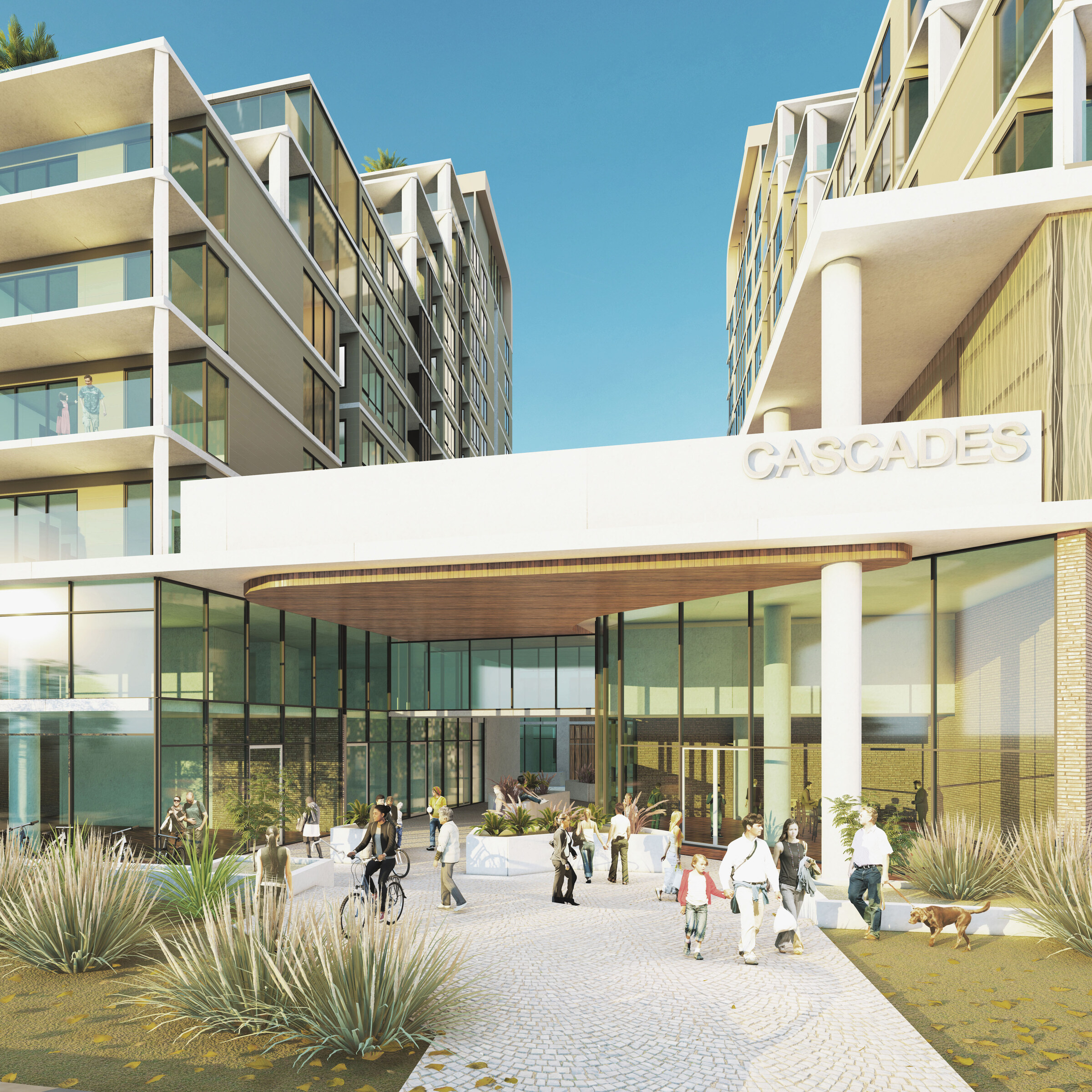 Cascades Precinct by Hyperspace Architecture