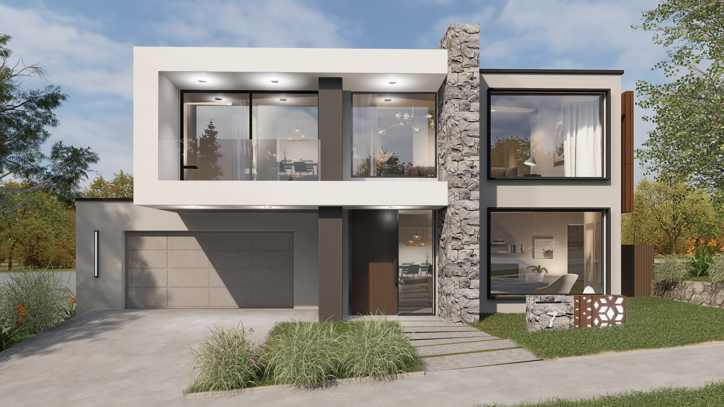 Blue Stone House, Canberra, ACT, by Hyperspace Architecture